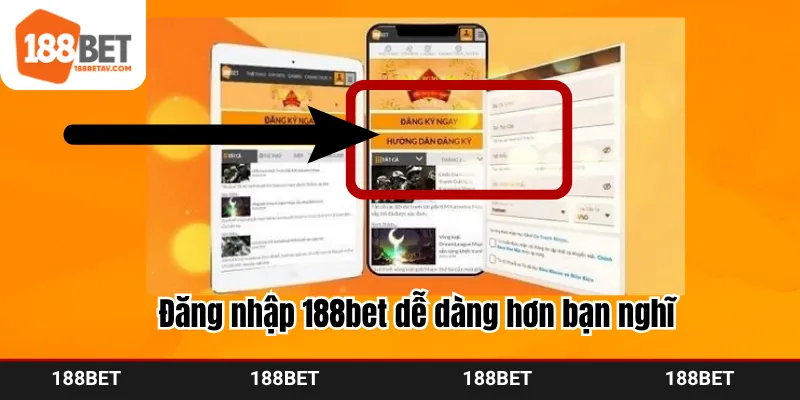Đăng nhập 188bet dễ dàng hơn bạn nghĩ