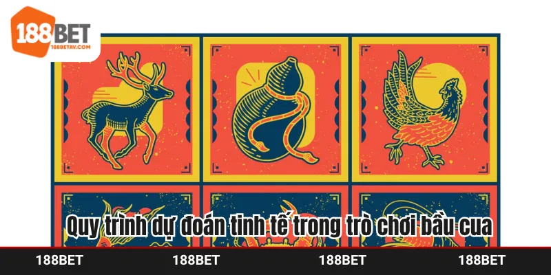 Quy trình dự đoán tinh tế trong trò chơi bầu cua